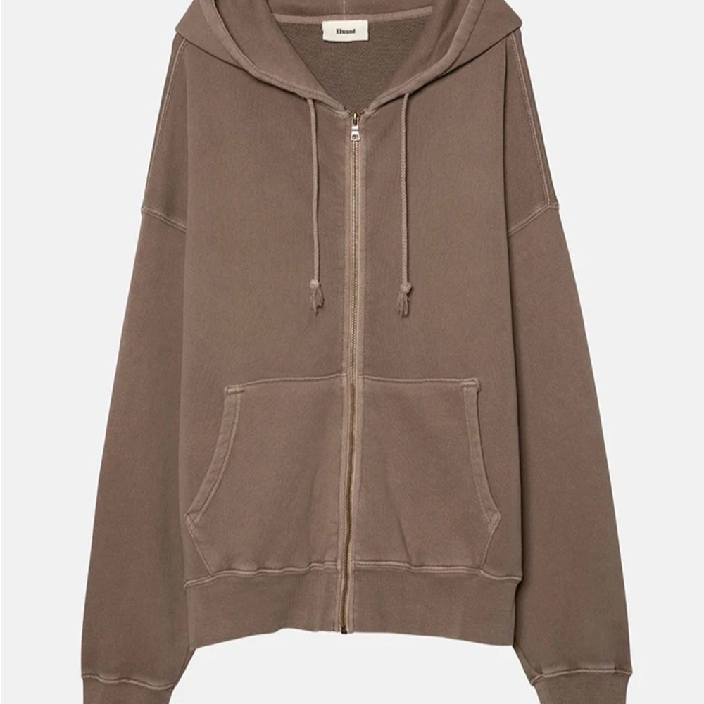 Elwood Clothing Unisex Brown Hoodie